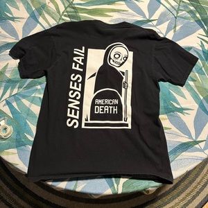 Mens Senses Fail T Shirt American Death
